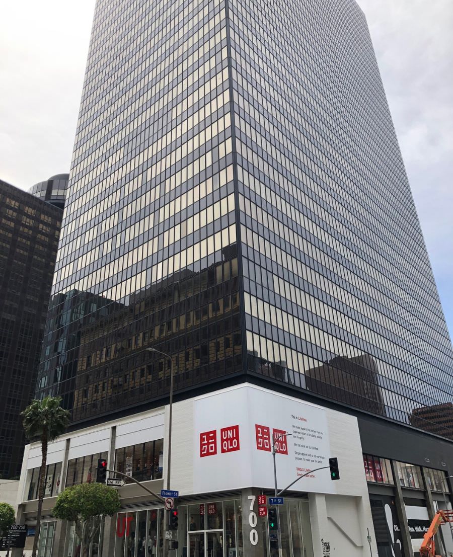 Our trendy 700 Flower St. location in downtown LA. Get a virtual business address here.